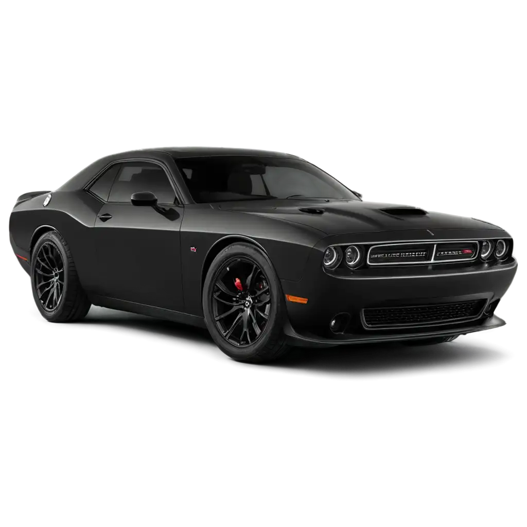 HighQuality-Dodge-Challenger-HD-PNG-Image-Black-Side-View