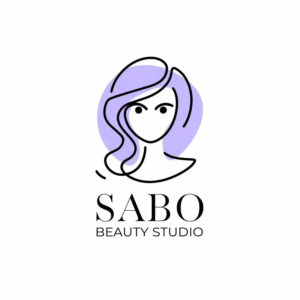 LOGO-Design-for-SABO-Beauty-Studio-Elegant-Purple-Black-and-White-with-Smooth-Lines