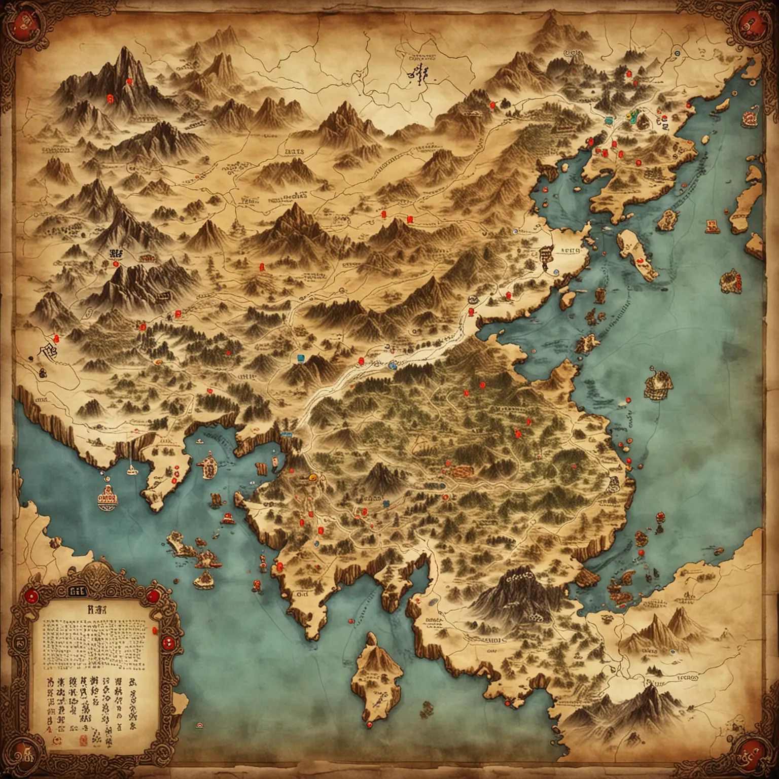 glory of the three kingdoms map