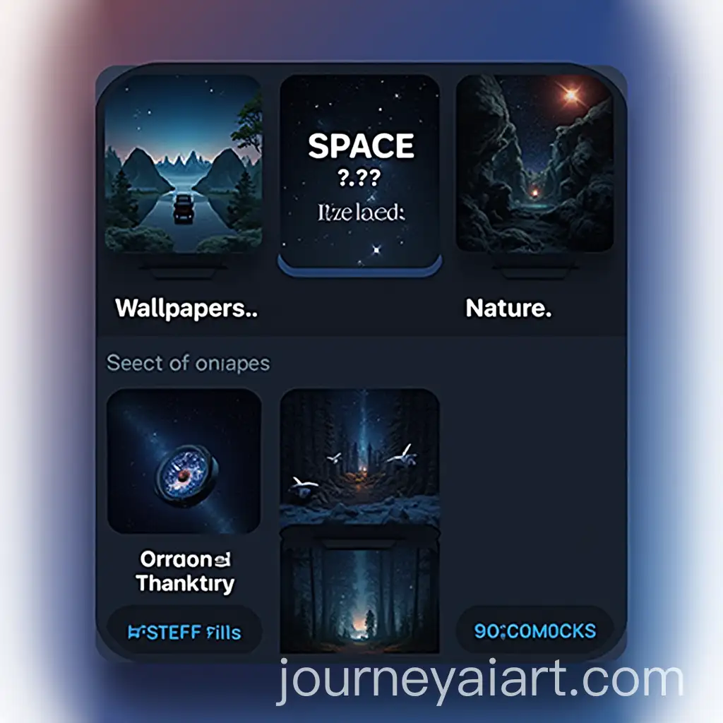 ModernAI-Art-Prompt-Expansion-Minimalist-iOS-App-Layout-with-Category-Tiles-and-Blue-Glow-Effect