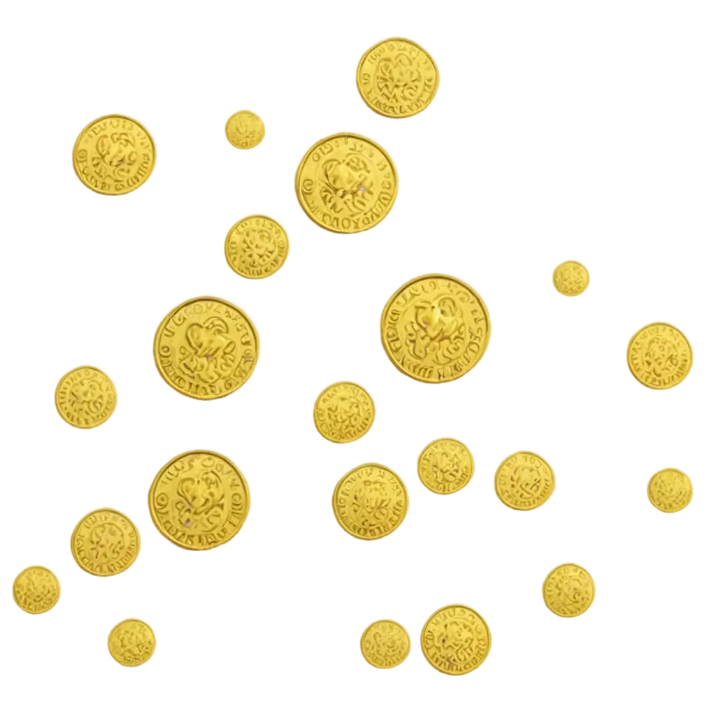 Golden-Rain-Coins-PNG-HighQuality-Digital-Asset-for-Creative-Projects