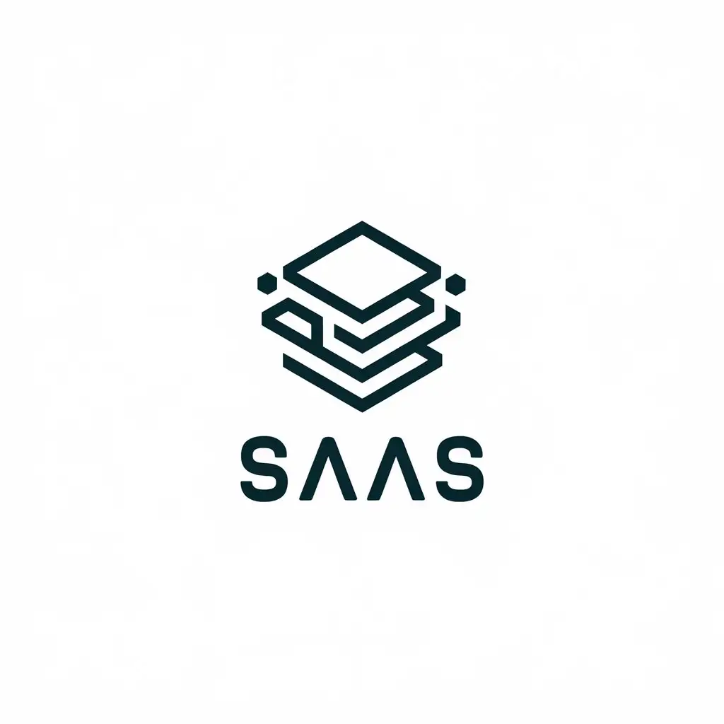 LOGO Design for SAAS Minimalistic Foundation Symbol for Technology Industry