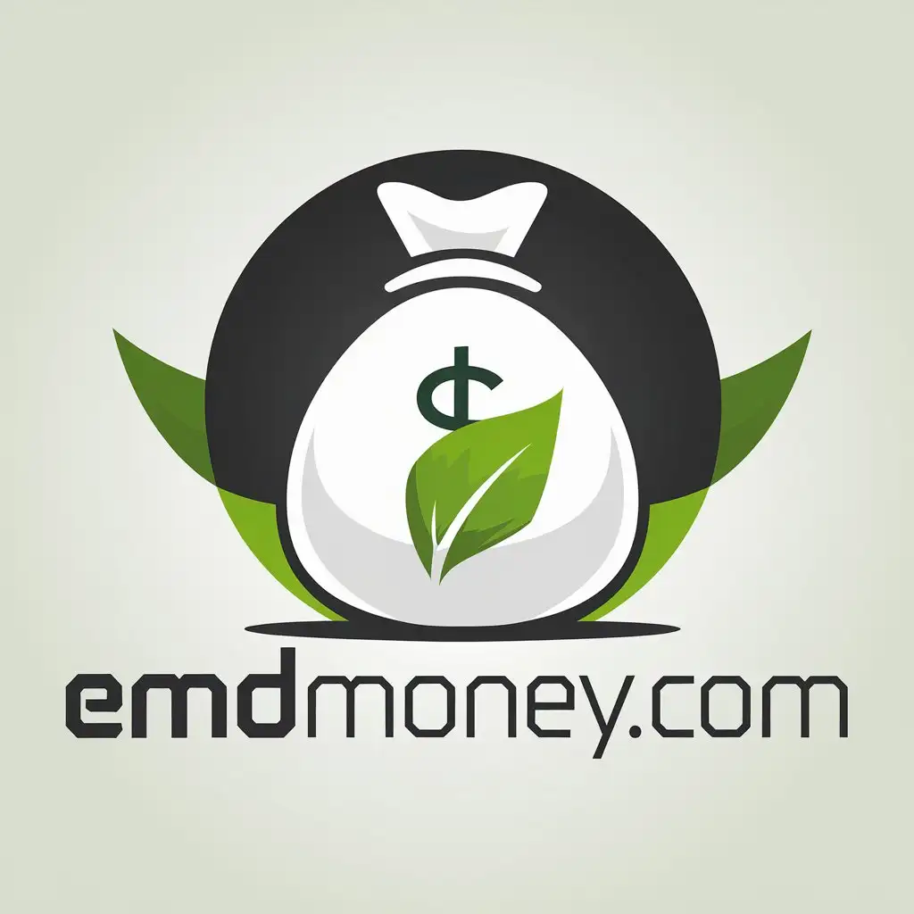 LOGO Design for EMDmoneycom Modern Style with Pastel Colors and Icon