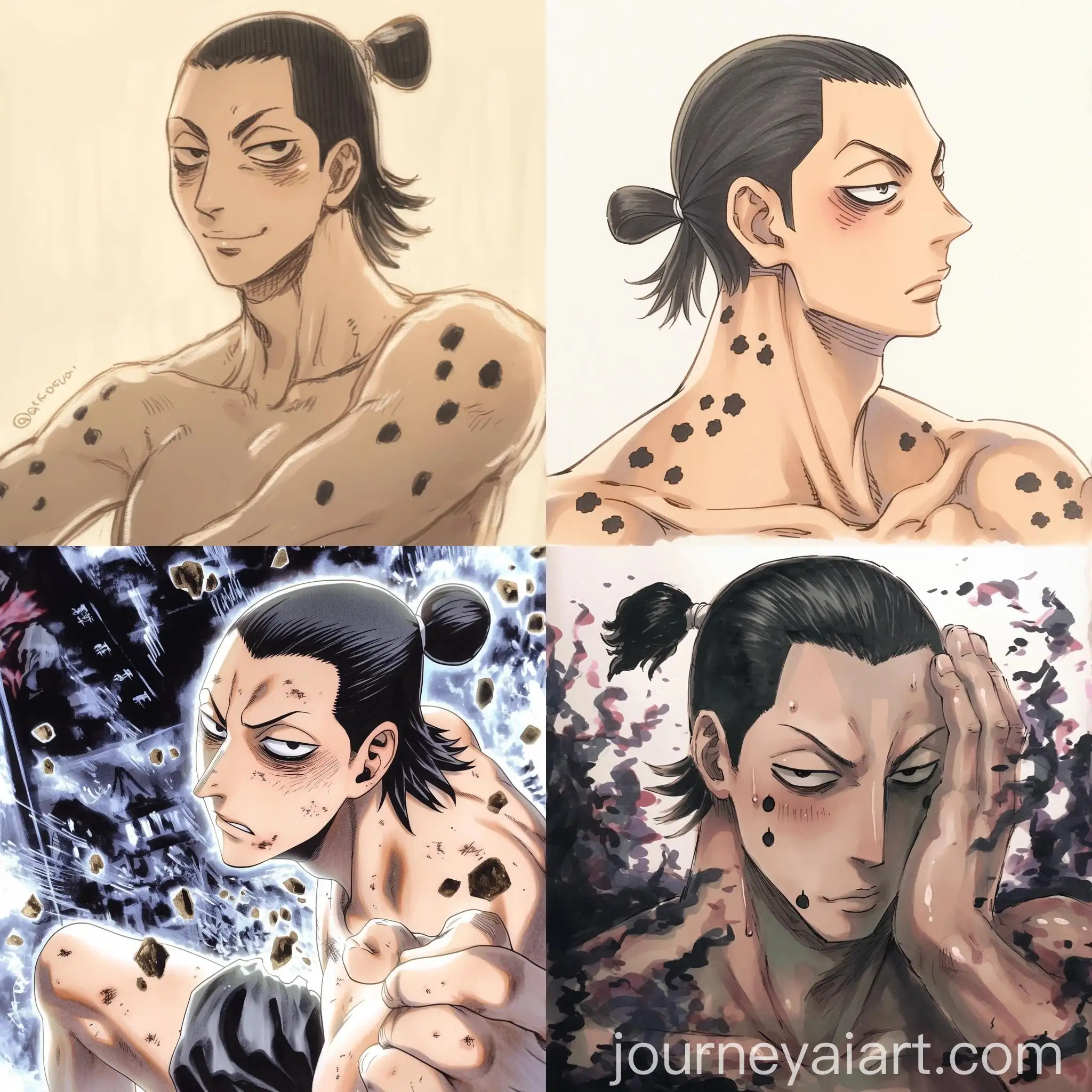 Watercolor-Manga-Character-in-Black-Clover-Style