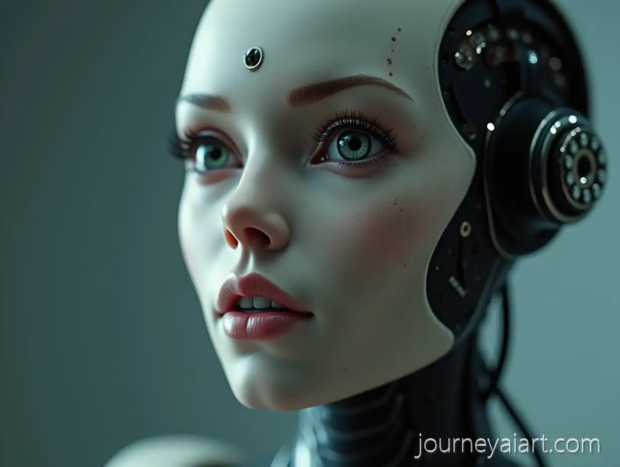 CloseUp-Lifelike-Humanoid-Robot-Head-with-Mechanical-Details-and-Futuristic-Expression