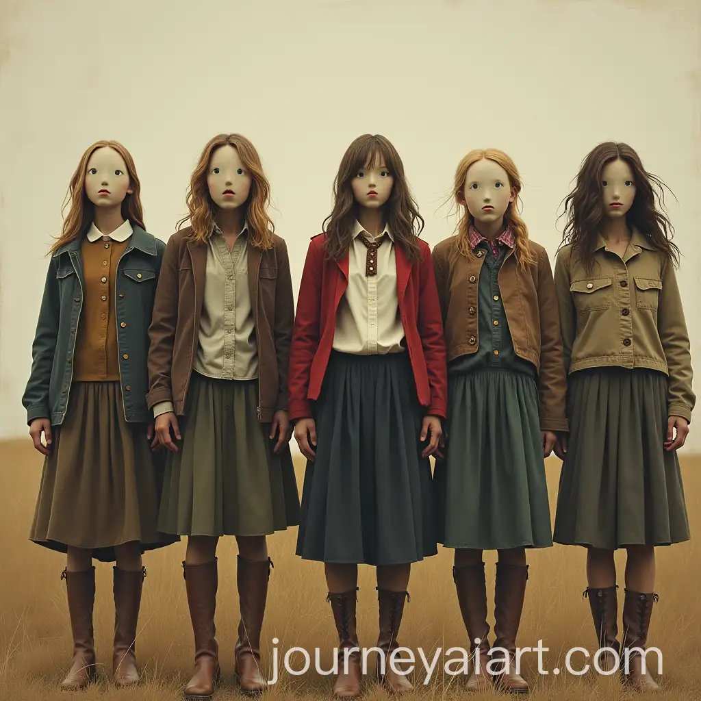 Group-of-FacAI-Image-Prompt-Expansioneless-Students-in-ScarecrowLike-Attire