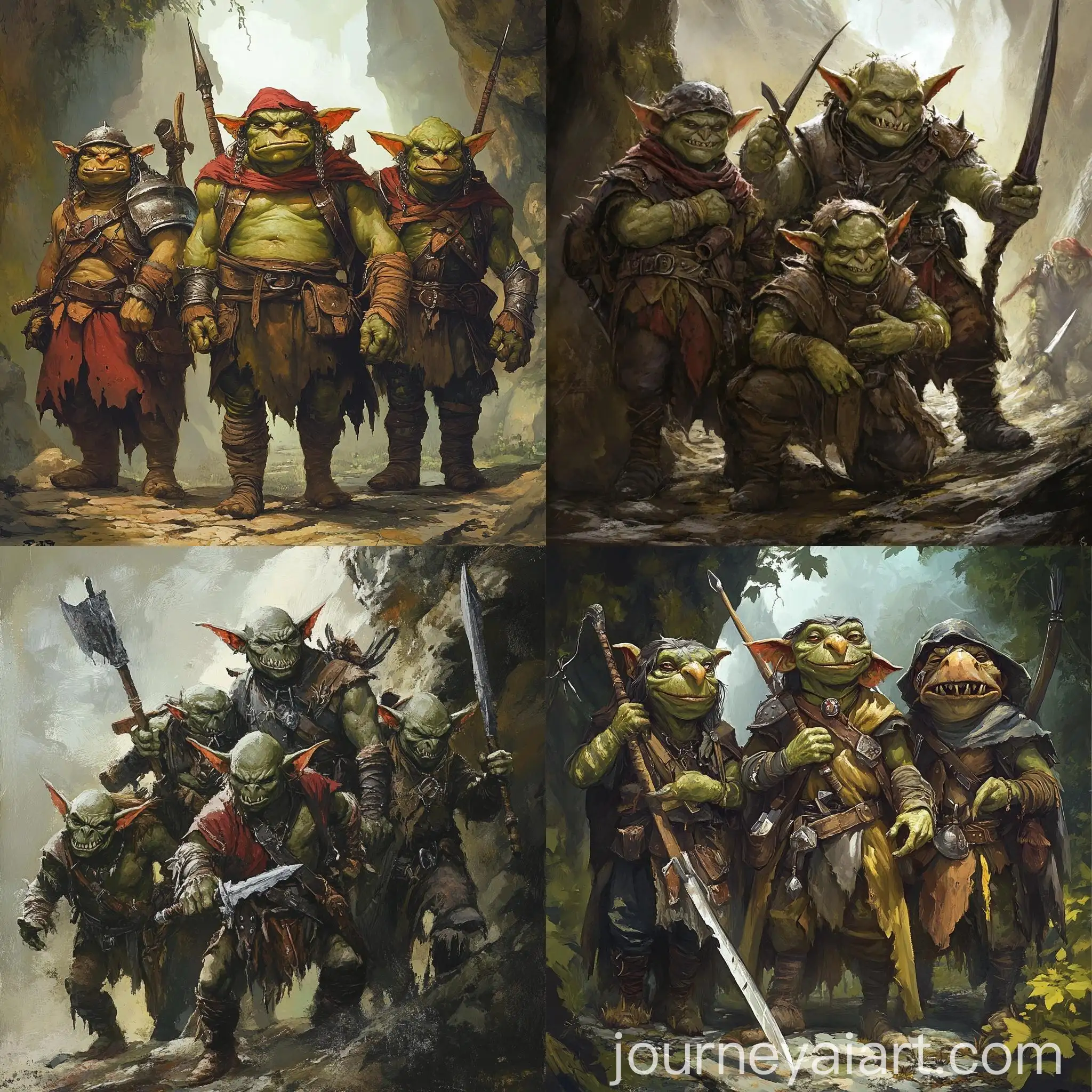 Fantasy-Goblin-Raiding-Party-in-Action