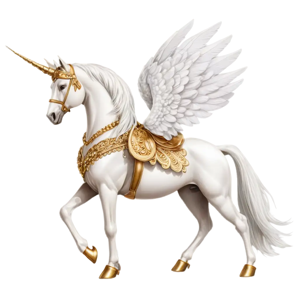 Majestic-White-Celestial-Horse-PNG-with-Feathered-Wings-Ethereal-Divine-Energy-in-Transparent-Format