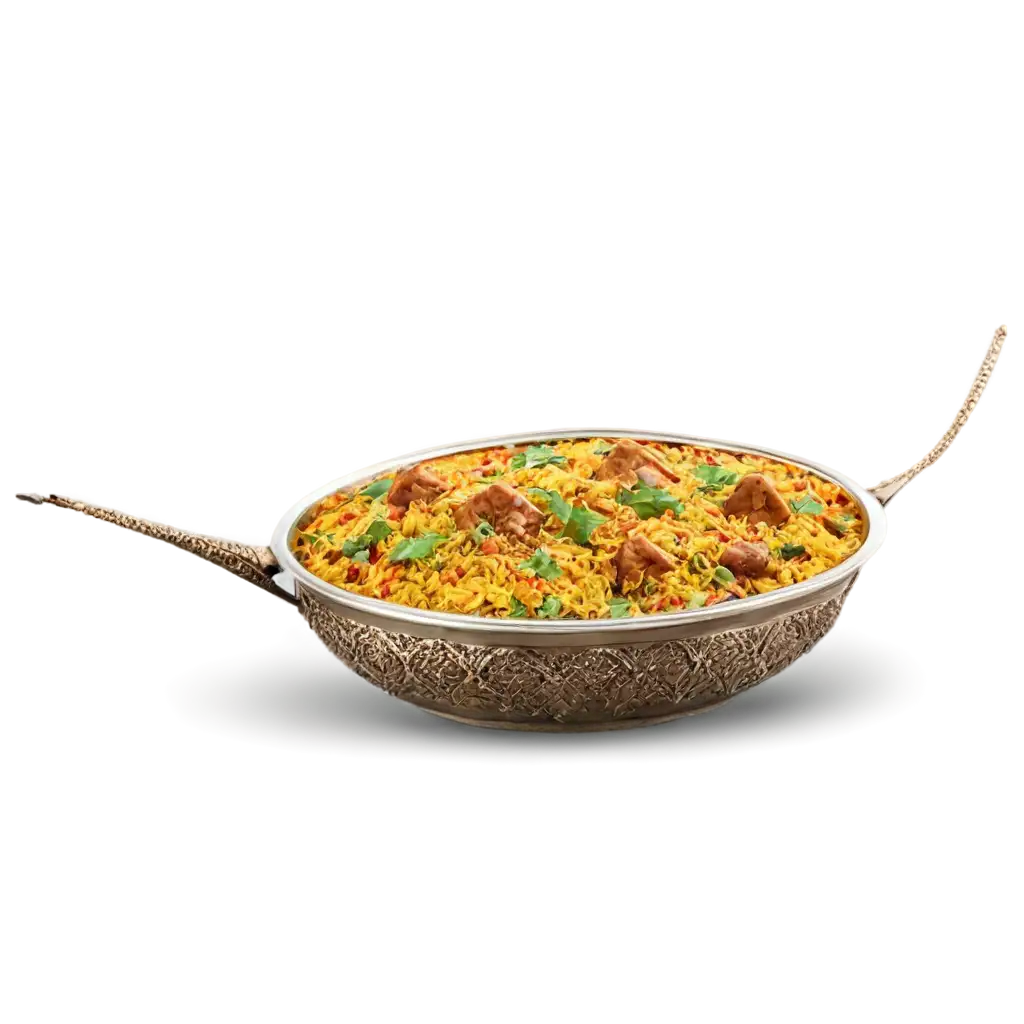 Royal-Luxury-Chicken-Dam-Biryani-Served-in-Premium-Handi-HighQuality-PNG-Image-for-Culinary-Excellence