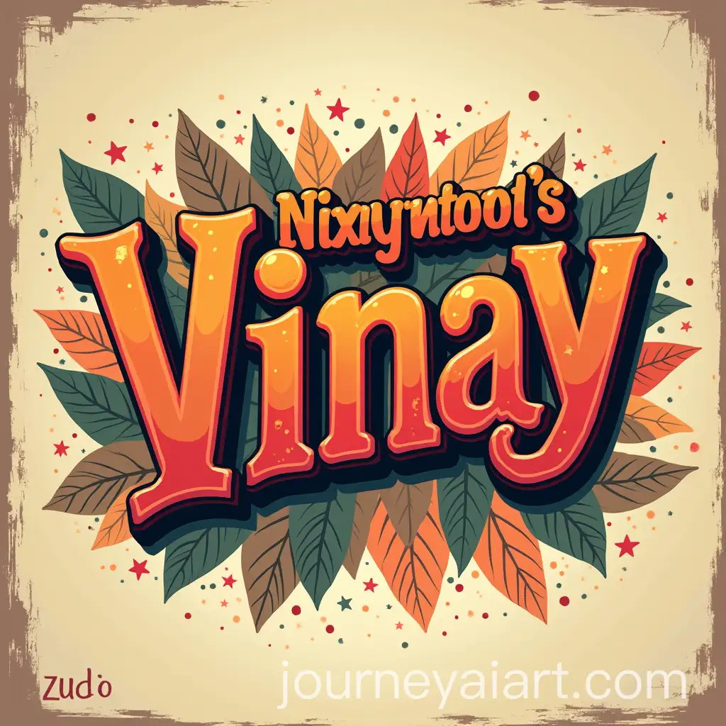 Vinay-in-Zudio-Style-Font-Design