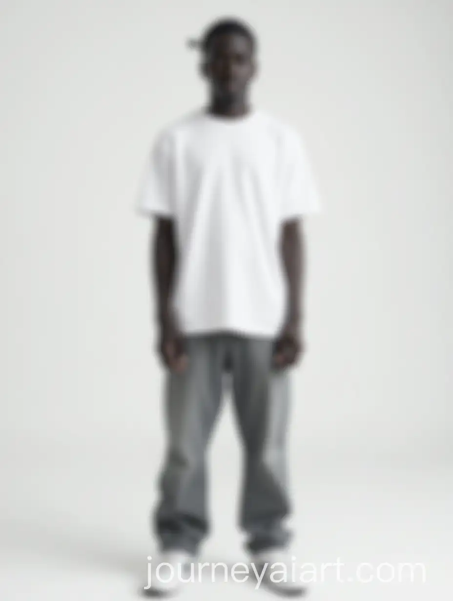Young-Male-Model-Posing-inAI-Art-Prompt-Expansion-Minimalist-White-TShirt-and-Vintage-Faded-Jeans-with-Nike-SB-Dunk-Shoes