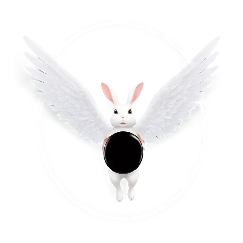 PNG-Image-White-Rabbit-with-Angel-Wings-Falling-into-a-Black-Hole-Rabbit-Hole-Brand