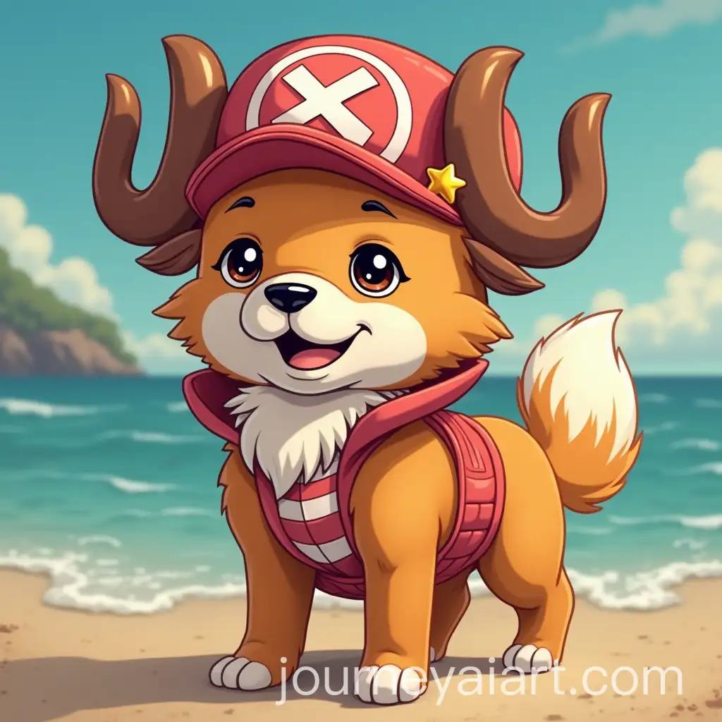 Samoyed-Dog-in-One-Piece-Chopper-Costume