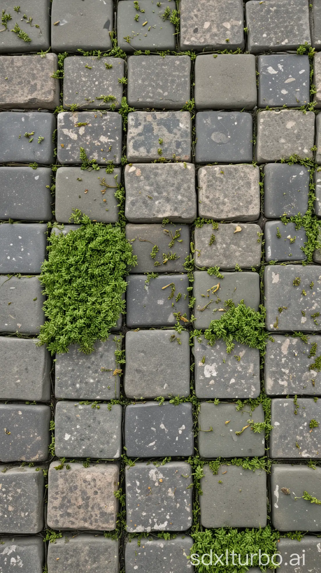 Detailed-Cobblestone-Pavement-with-Moss-and-Litter