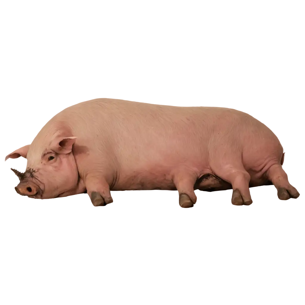 HighQuality-PNG-Image-of-Fallen-Dead-Pig-Enhanced-Clarity-and-Detail