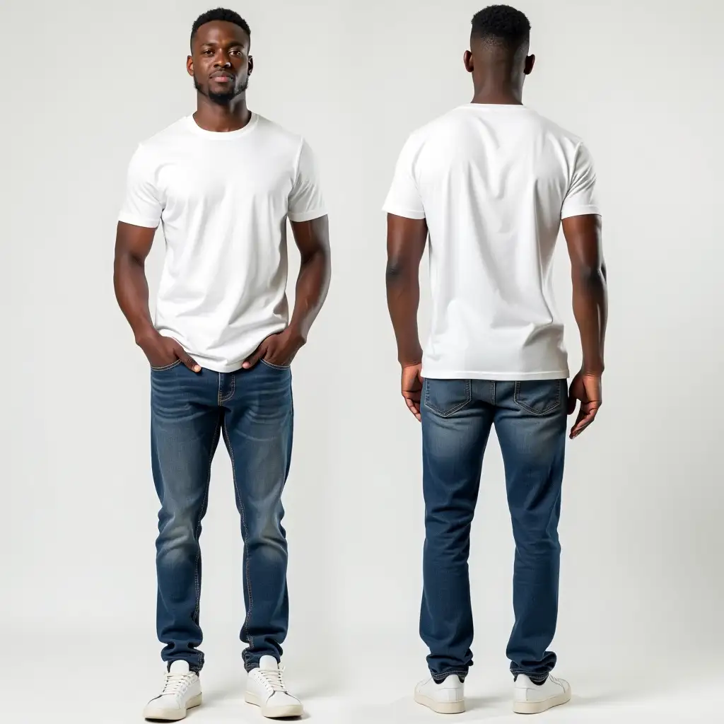 Street-Men-Apparel-Mockup-in-White-TShirt-and-Jeans-on-Human-Model