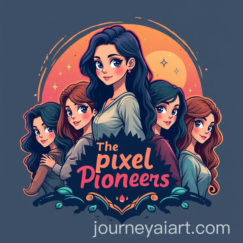 TechFocused-Logo-for-Pixel-Pioneers-Team-of-5-Girls