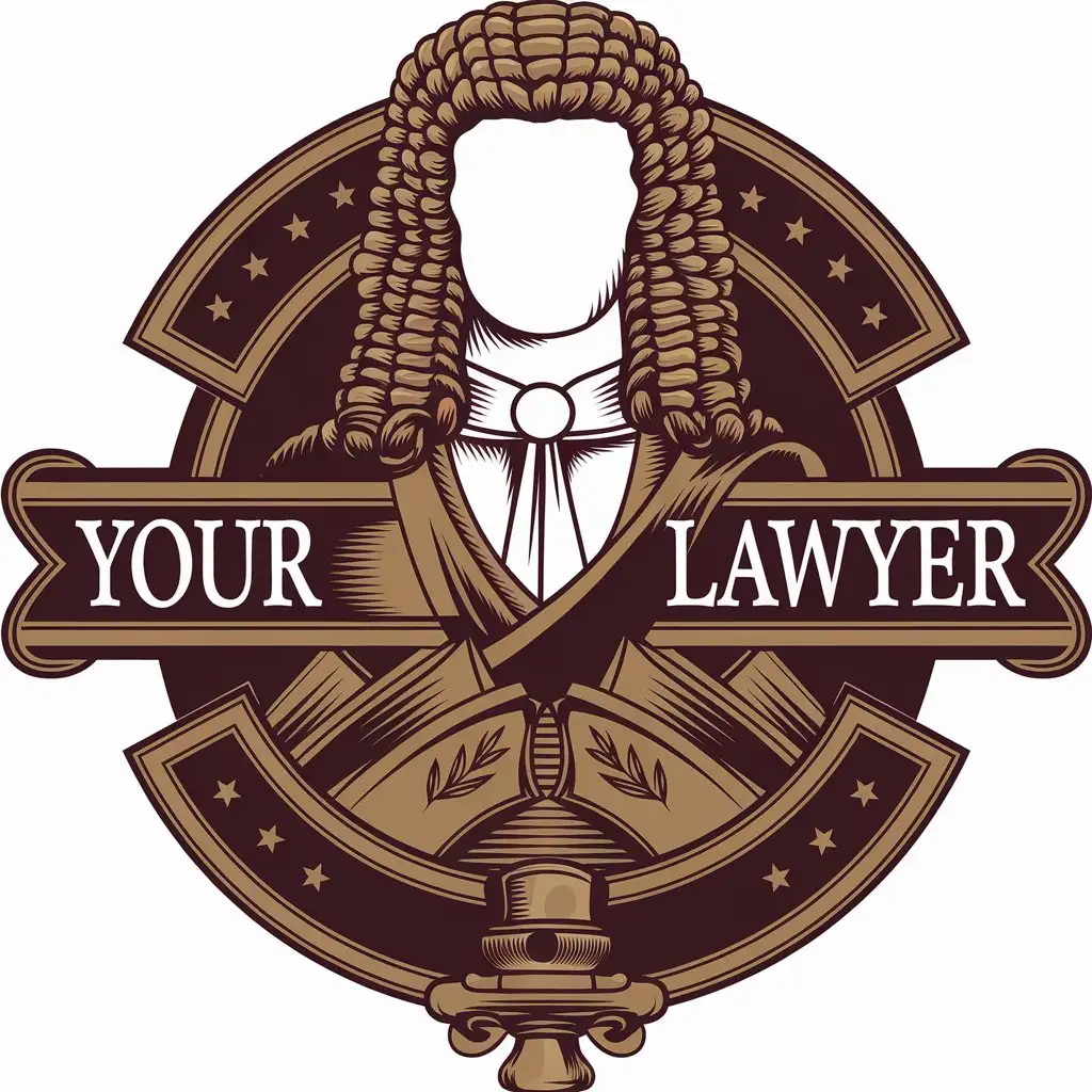 a vector logo design,with the text "your lawyer", main symbol:your lawyer,complex,be used in Legal industry,clear background