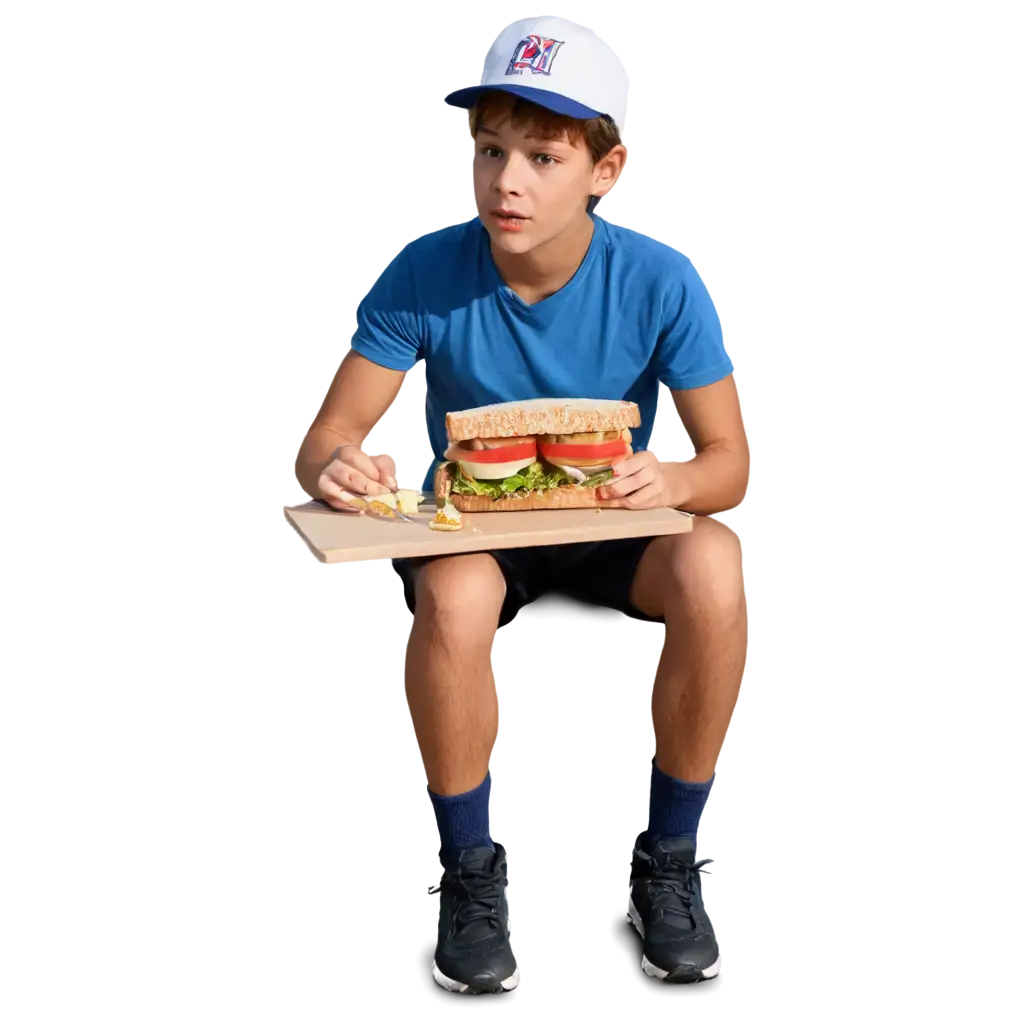 Eating-Sandwich-Boy-PNG-Image-HighQuality-Transparent-and-Versatile-for-Multiple-Uses