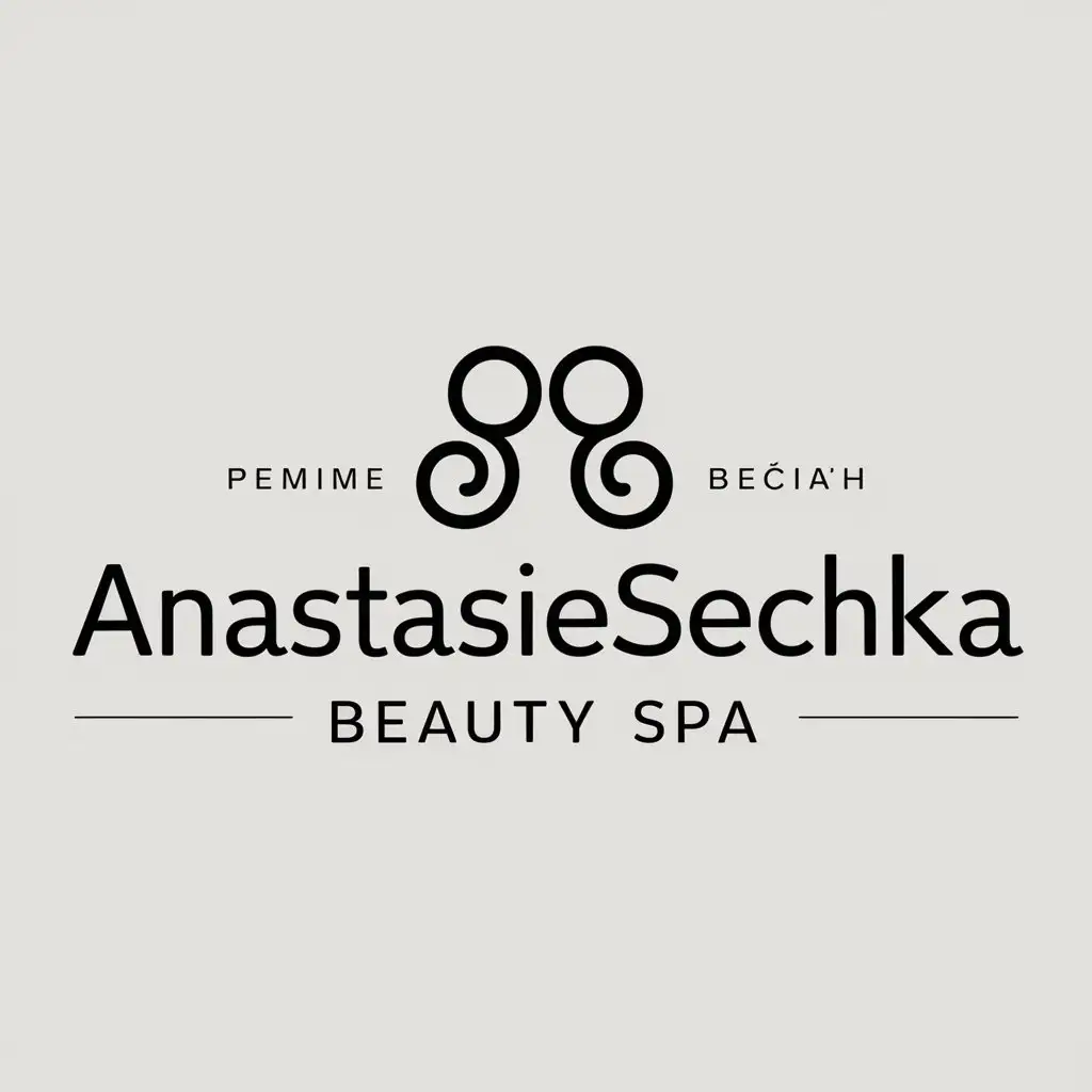 LOGO-Design-for-Anastasiesechka-Curly-Hair-Symbol-for-Beauty-Spa-Industry