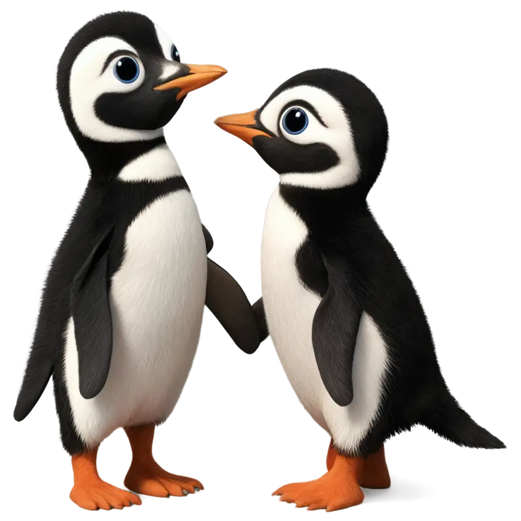 Cute-Penguins-PNG-Image-HighQuality-Transparent-Artwork-for-Versatile-Use
