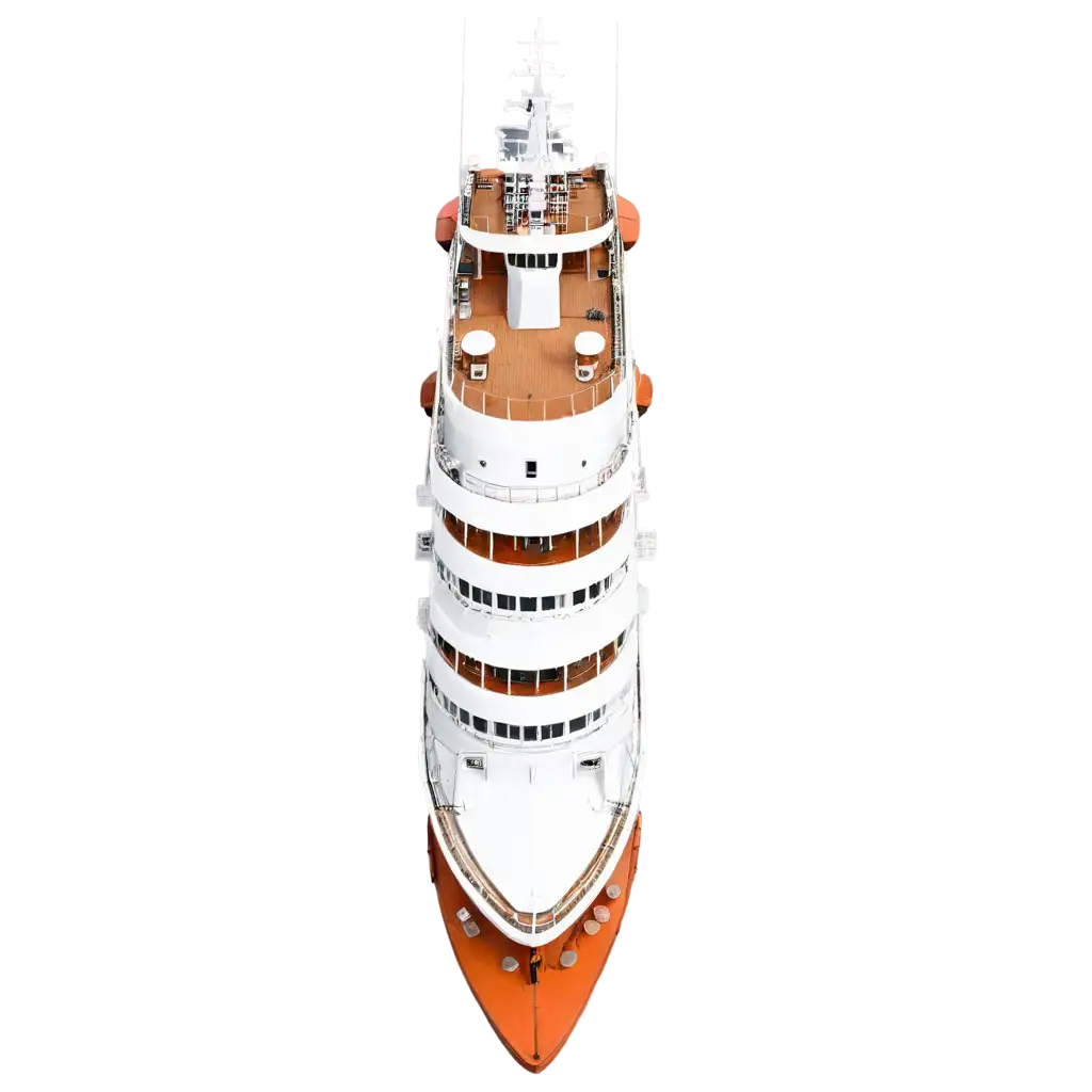 Top-Aerial-View-Cruiser-Ship-PNG-HighQuality-Image-for-Enhanced-Visuals