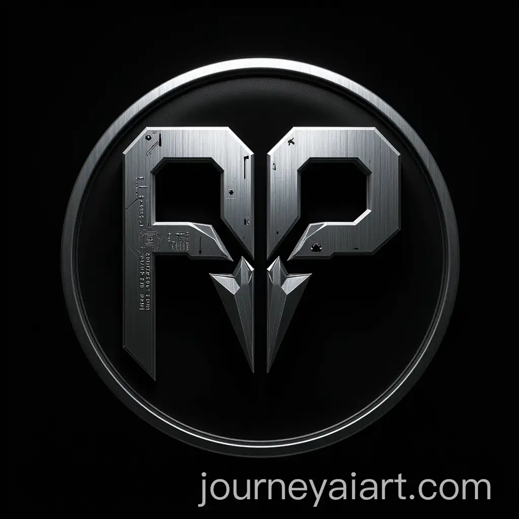 Dark-Metallic-Tech-Logo-with-MirroredAI-Image-Expansion-SEO-P-Characters-and-Circuit-Patterns