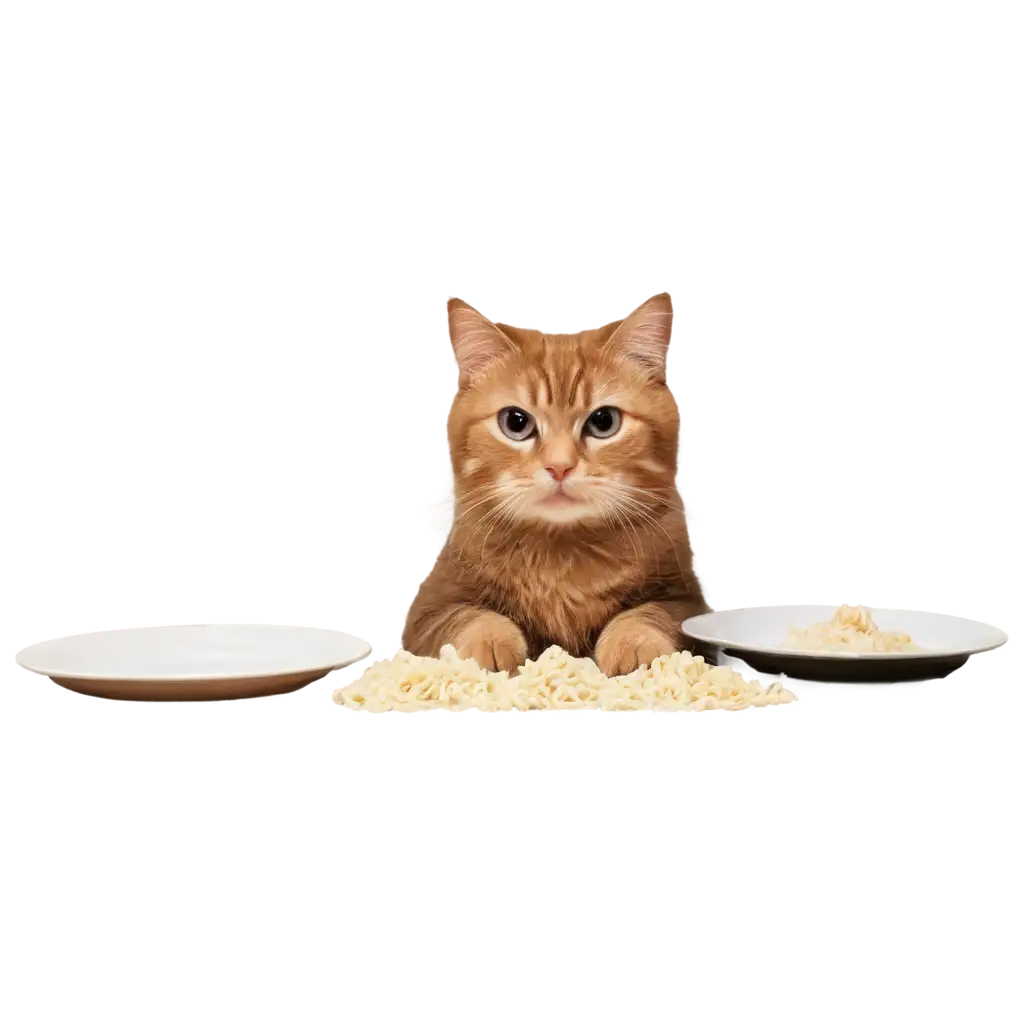 Cat-Making-Chinese-Food-AIGenerated-PNG-Image