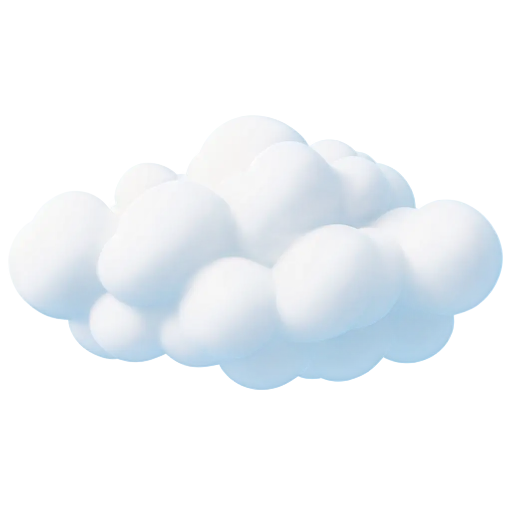 HighQuality-3D-Cloud-PNG-Image-in-Blue-Perfect-for-Creative-and-Professional-Projects