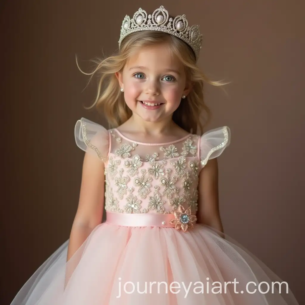Young-Girl-in-Elegant-Princess-Dress-Standing-Gracefully