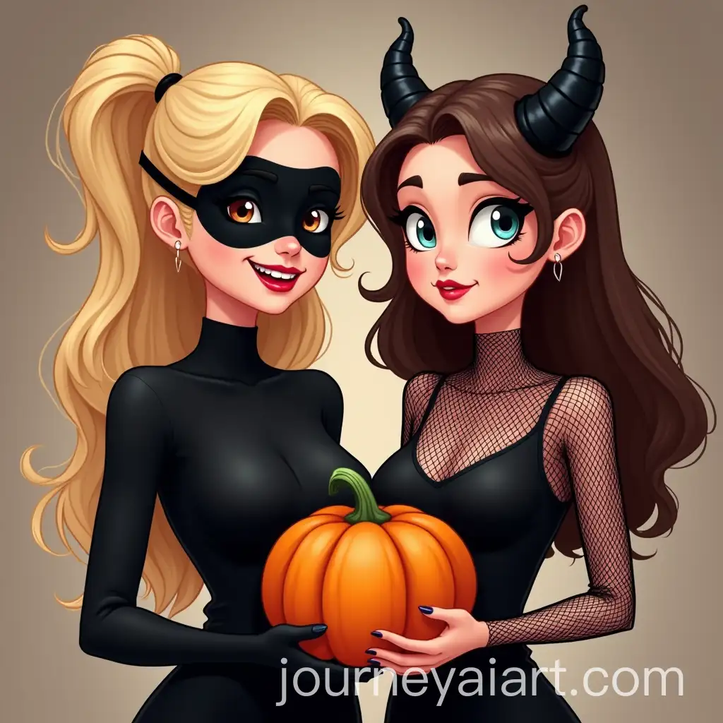 Cartoon-Style-Vampires-with-Pumpkins