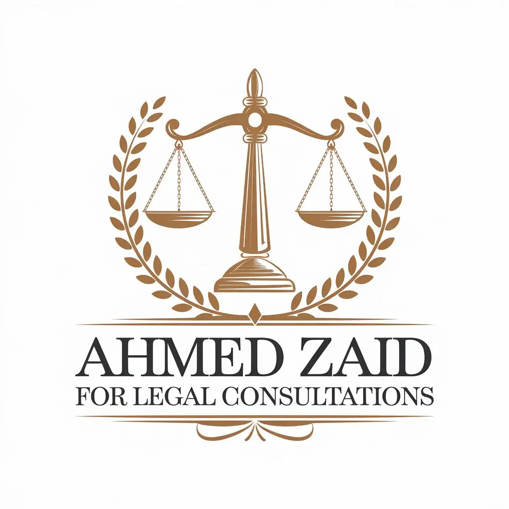 LOGO-Design-for-Ahmed-Zaid-Vector-Design-with-Justice-Scale-for-Legal-Consultations