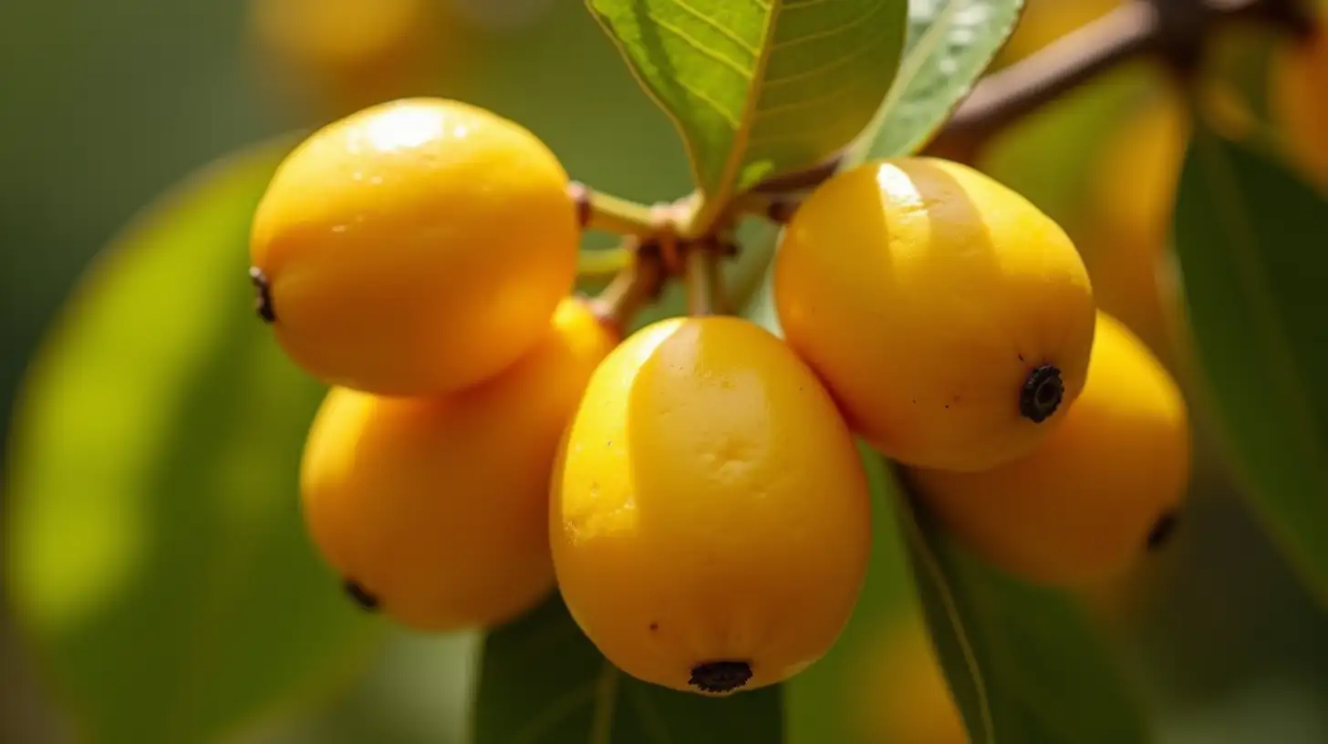 CloseUp Hyperrealism of Tucuma Fruit with Natural Light