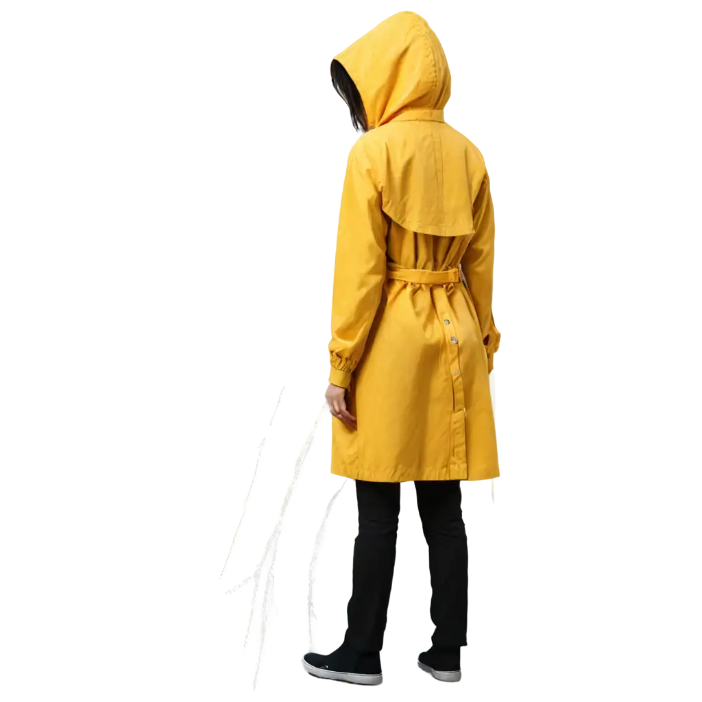 Horror-Atmosphere-PNG-of-a-Lone-Figure-in-Yellow-Raincoat-from-Behind