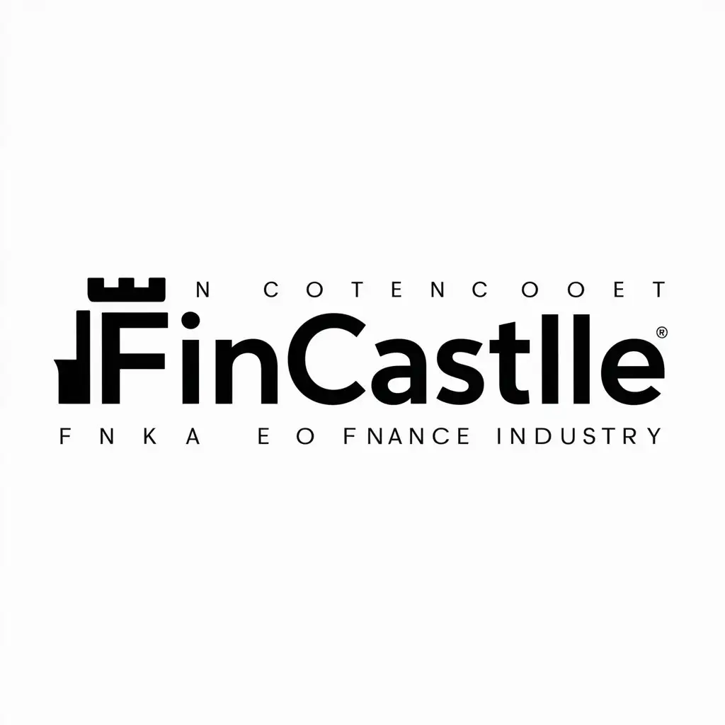 LOGO-Design-For-Fincastle-Rock-Castle-Symbol-for-Finance-Industry