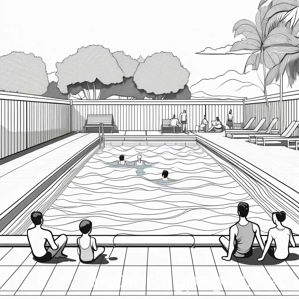 Families-Enjoying-Outdoor-Pool-Fun-with-Lifeguard-and-Safety-Fence