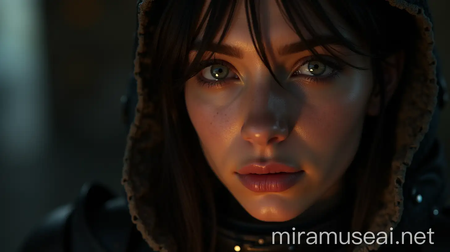 Cinematic Portrait of a Beautiful Female Character from Warhammer 40k