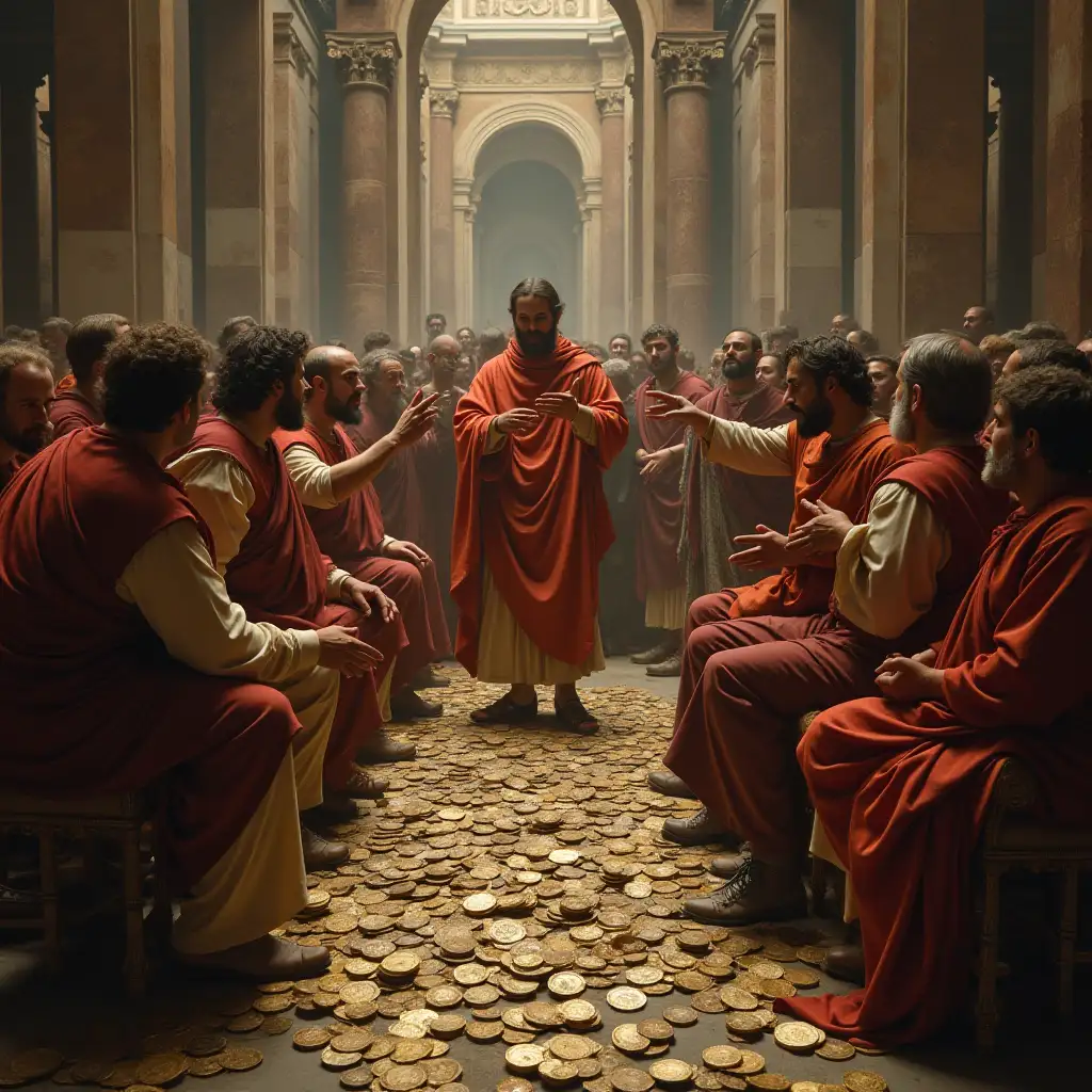 accusations of money in rome, after christ