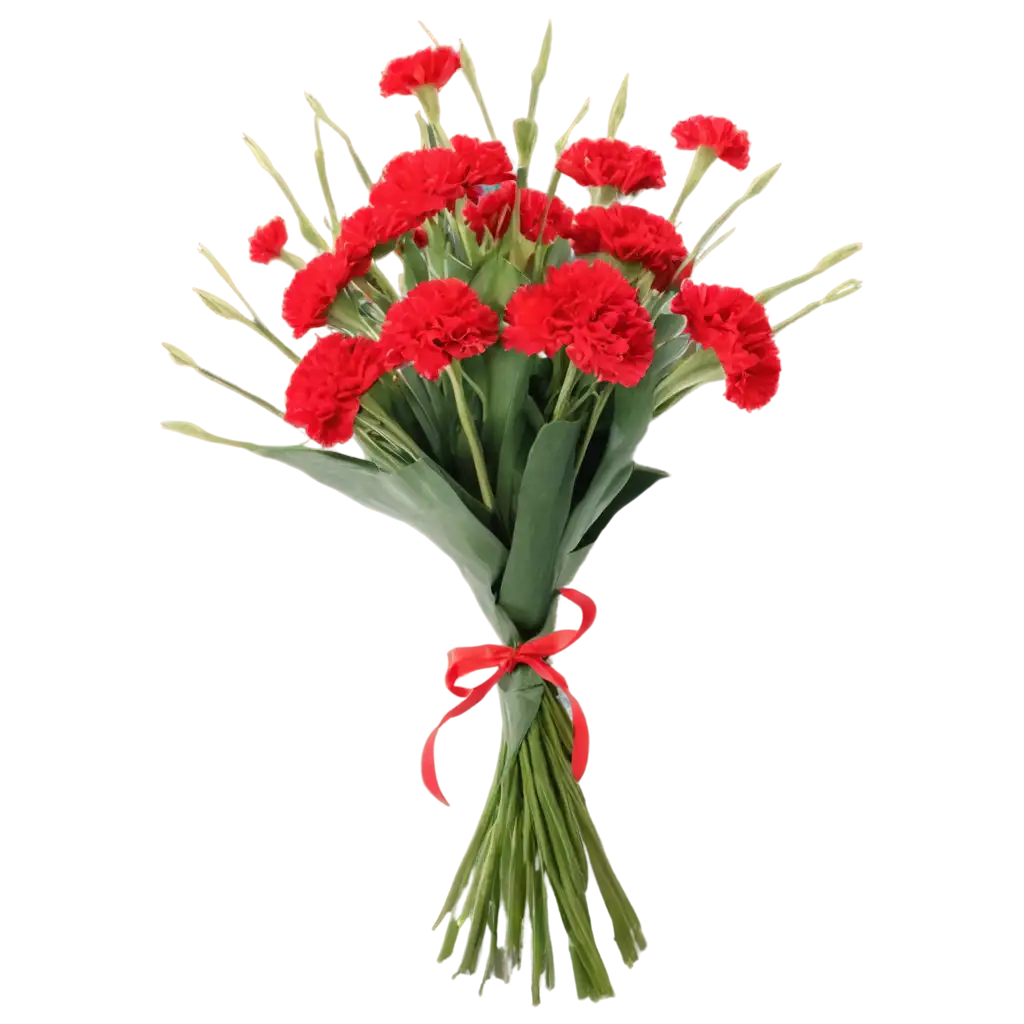 Bouquet-of-Red-Carnations-on-May-9-PNG-Image-for-Memorial-Day-and-Remembrance