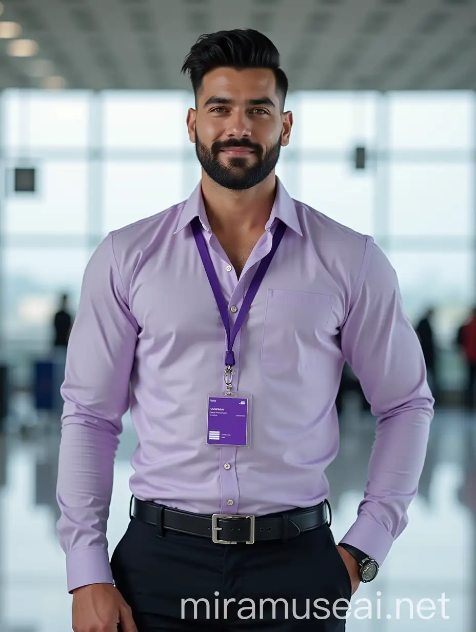 Tall Handsome Bodybuilders at the Airport