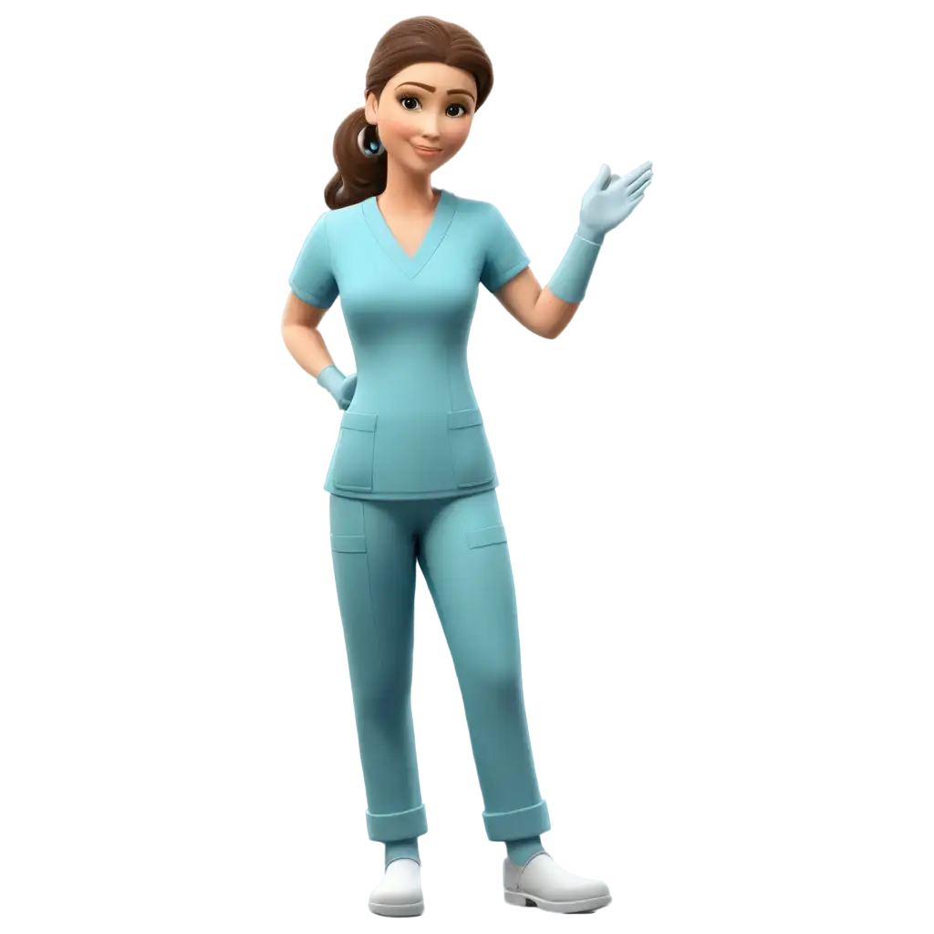 Cartoon-Nurse-in-Scrubs-PNG-Image-Playful-and-Professional-Healthcare-Illustration