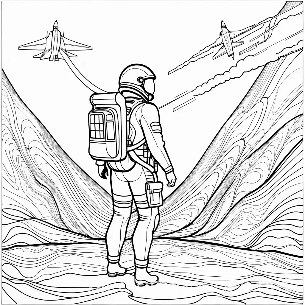 Confident-Man-with-a-Jet-Pack-A-Fun-Coloring-Page-for-Kids