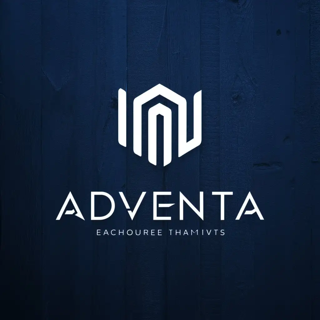 LOGO Design for Adventa Realistic Ecommerce Business Logo on Minimalistic Clear Background