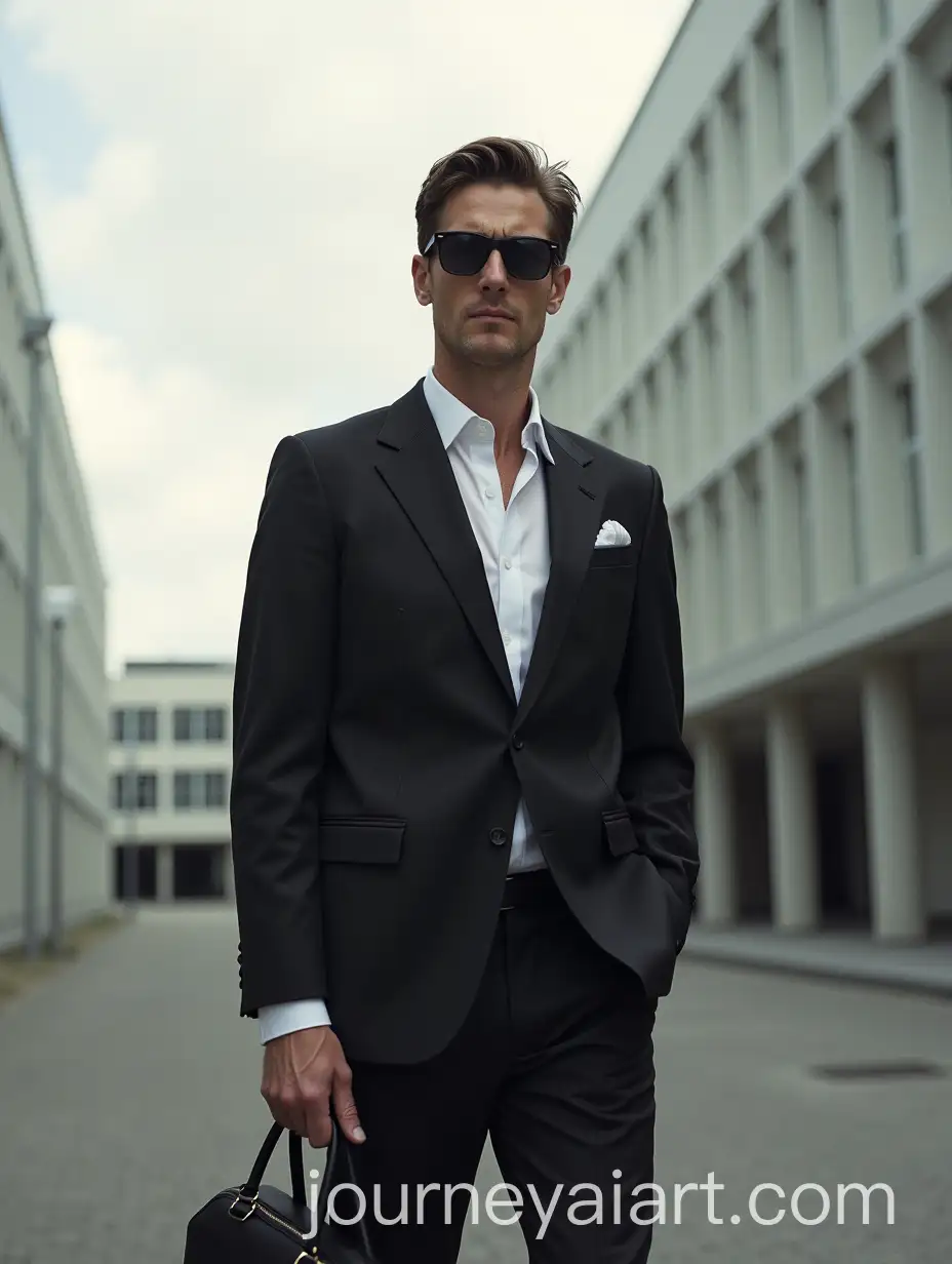 40YearOld-Male-Model-in-Hugo-BossAI-Art-Prompt-Expansion-Suit-in-Hamburg-with-Minimalistic-Architecture
