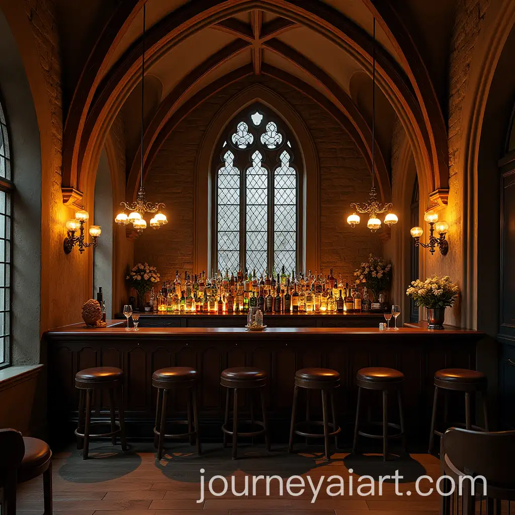 Gothic-ChurchInspired-Bar-Interior-with-Intricate-Details