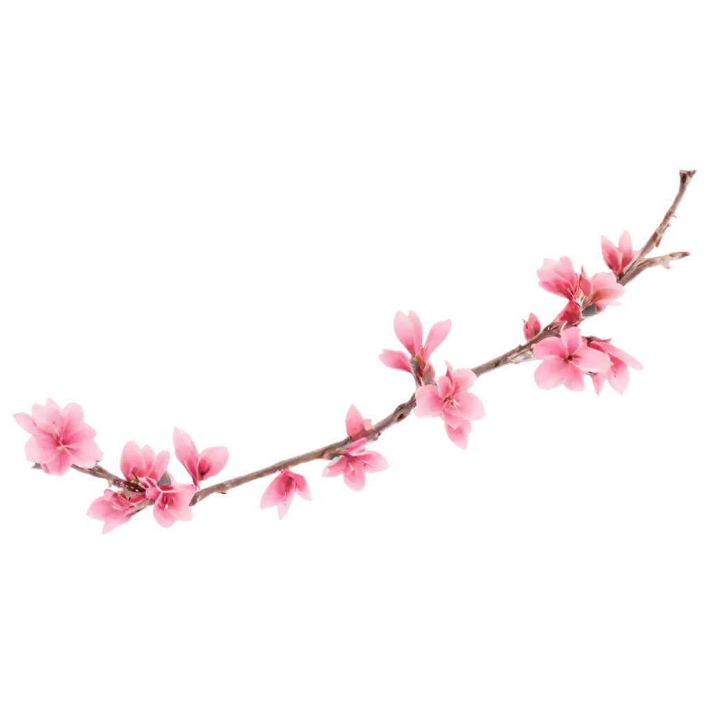 Stunning-HighResolution-PNG-Image-of-Pink-Flowers-on-Branches-for-Exceptional-Visual-Impact