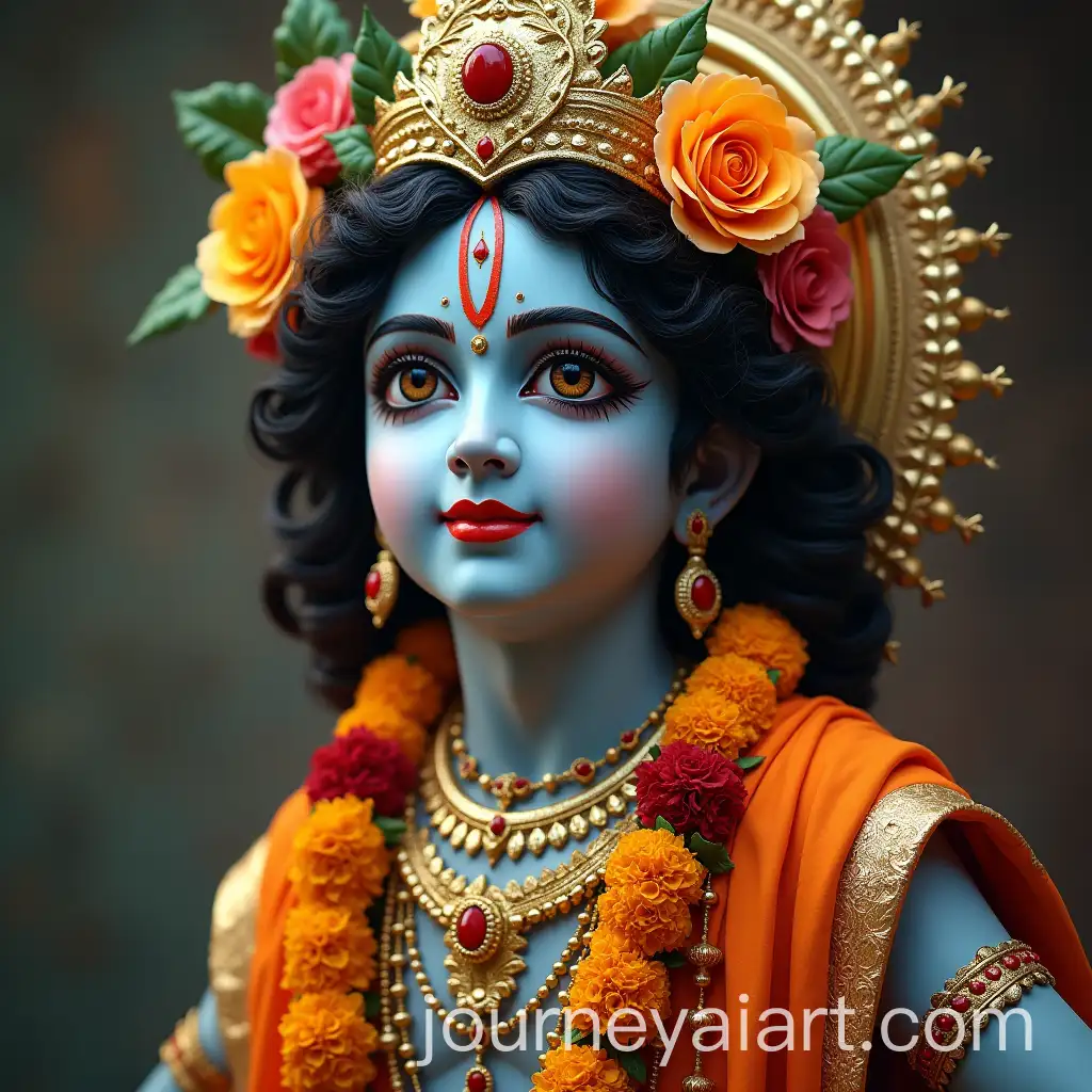 Lord-Krishna-Playing-the-Flute-in-Divine-Radiance
