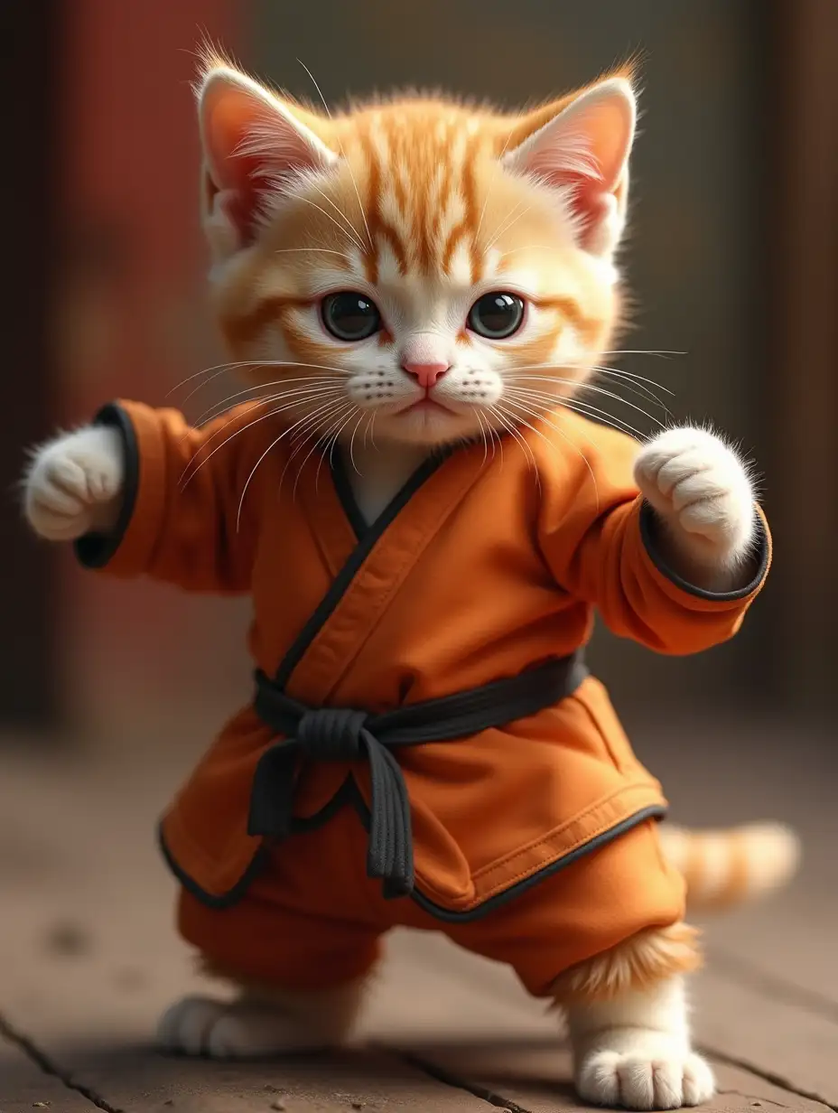 CloseUp-of-a-Fierce-Kung-Fu-Cat-in-Action