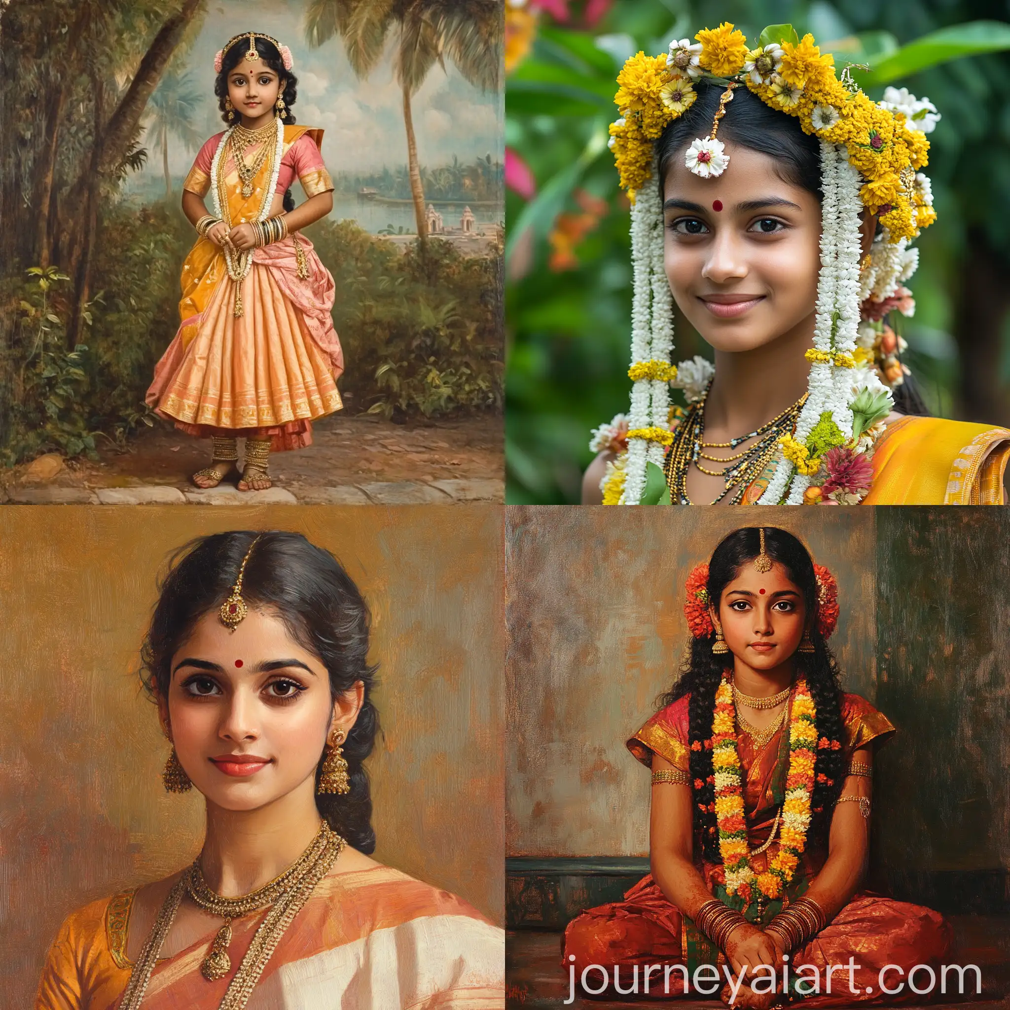 Young-Lady-in-Traditional-Kerala-Costume