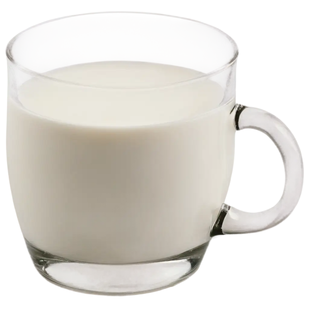 A glass of milk